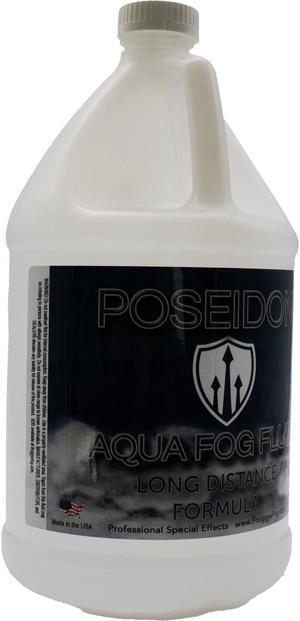 Poseidon® Aqua Fog - Long Distance Fog Fluid Formula, Clean-Burning High-Performance Fluid for Wide-Area Coverage, Perfect for Outdoor Events, Large Venues, & Theatrical Productions