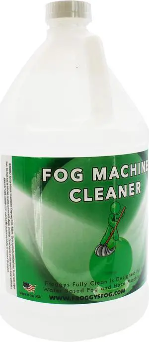 Fog Machine Cleaner - Froggys Fully Clean Solution for Fog Machine Maintenance, Easy-to-Use Formula Removes Residue and Prolongs Machine Life, Suitable for All Fog Machine Types