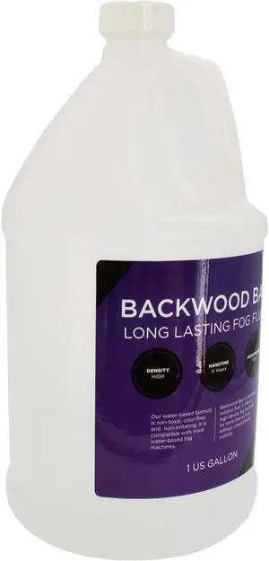 Backwood Bay® - Extremely Long Lasting Fog Juice Machine Fluid - 4 Gallon Case Clean-Burning High-Performance Fog Fluid Perfect for Large-Scale Events & Professional Applications