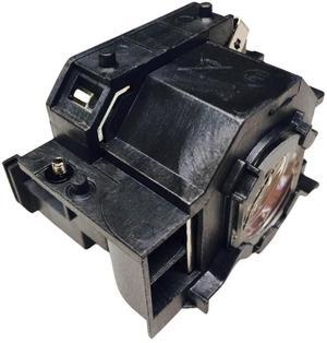 Jaspertronics Original ELP-LP41 Lamp & Housing for Epson Projectors - Fits EB-S6, EB-TW420, EMP-77C, Powerlite-78, Home-Cinema-700, V13H010L41 & More - 1 Unit Per Pack with 1 Year Warranty