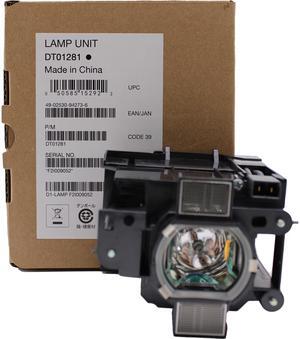 Original Lamp & Housing for the Hitachi CP-WX8240 Projector with original specification and full lifespan bulb inside - 1 Year Warranty