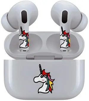 AirSkins - Decals for AirPods Pro & Pro 2, Unicorn Design, Scratch-Resistant, Precision Fit, Wireless Charging Friendly, Easy Application, Durable Protection for Earbuds & Case