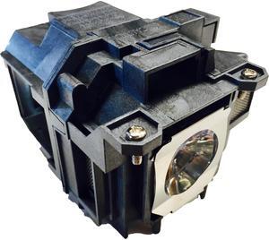Jaspertronics Original ELP-LP87 Lamp & Housing for Epson Projectors - Fits BrightLink-536Wi, EB-520, Powerlite-530, Powerlite-535W, V13H010L87 & More - 1 Unit Per Pack with 1 Year Warranty