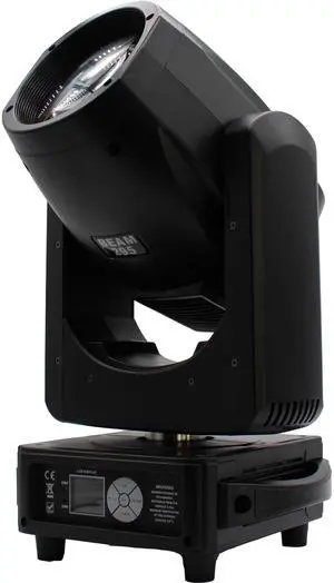 Jaspertronics 295W Moving Head Beam Light 14R Bulb 56+16 Prism 17 Patterns 14 Colors 8500K DMX512 Rainbow & Frost Effects for DJ Weddings Discos Stage Durable Design