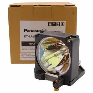 Jaspertronics Original ET-LA059 Lamp & Housing for Panasonic Projectors - Fits PT-L758E, PT-L759U, PT-L758, ET-LA059 & More - 1 Unit Per Pack with 1 Year Warranty