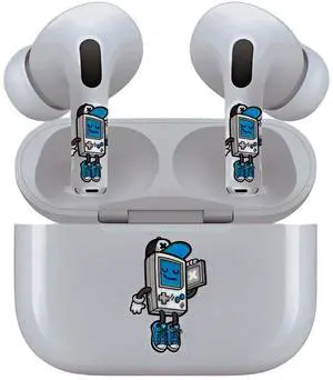 AirSkins - Decals for AirPods 3, GameBoy Design, Scratch-Resistant, Precision Fit, Wireless Charging Friendly, Easy Application, Durable Protection for Earbuds & Case