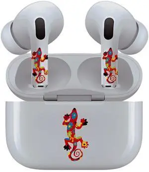 AirSkins - Decals for AirPods 4, Southwest Lizard Design, Scratch-Resistant, Precision Fit, Wireless Charging Friendly, Easy Application, Durable Protection for Earbuds & Case