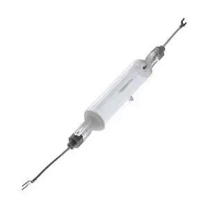 Ushio MHL Metal Halide UV Lamp MHL-170L, 5000082, 5000W, 400-450nm Spectral Range, Ceramic Base, Spade Tongue Contact, Diazo Ushio MHL Metal Halide UV Lamp MHL-170L, 5000082, 5000W, 400-450nm Spectral Range, Ceramic Base, Spade Tongue Contact, Diazo