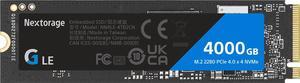 Nextorage Japan 4TB NVMe M.2 2280 PCIe Gen.4 Internal SSD Read Speed up to 7200MB/s Write Speed Up to 6200 MB/s (G LE Series)