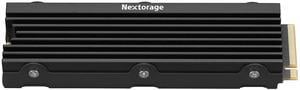 Nextorage 4TB Internal SSD compatible with PS5/PS5 slim/PS5 Pro and PC M.2 2280 with Heatsink PCIe Gen4.0 NVMe NEM-PAC4TB/N SYM Maximum Transfer Rate Read: 7400MB/s, Write: 6400MB/s Solid State Drive