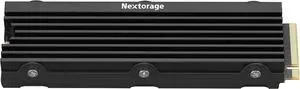 Nextorage Japan 2TB NEM-PAC PlayStation 5 SSD, M.2 NVMe with Heatsink, Up to 7400MB/s, comaptible with PlayStation 5 Consoles, PCIe Gen4 Internal Solid State Drive, NEM-PAC2TB/N SYM