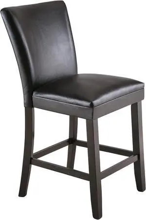 ASARUDA Counter Chairs, Set of 2 Bar Stool with Back, 40 Dinning Chairs with Waterproof Surface and Solid Wood Legs, Breathing Leather, Upholstered Chairs,Holds up to 250 Lbs