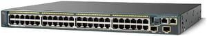 WS-C2960S-48LPD-L  2960-S Series GE Switch
2960S-48LPD Layer 2 - Gigabit Ethernet Switch - 48 x 10/100/1000 PoE Ports - 370W - 2 x 10G SFP - LAN Base