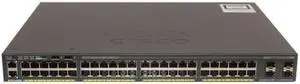 WS-C2960X-48LPS-L Switch 48 GigE PoE 370W, 4 x 1G SFP, LAN Base WS-C2960X-48LPS-L Switch 48 GigE PoE 370W, 4 x 1G SFP, LAN Base