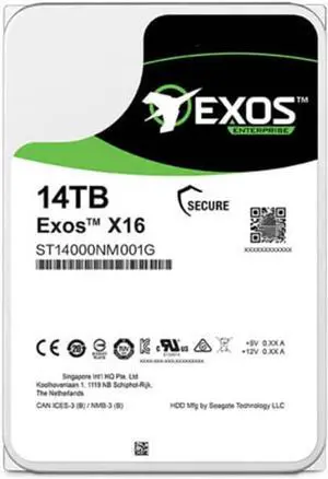 HDD for 14TB 3.5" 256MB 7200RPM for Internal HDD for Enterprise Class HDD for ST14000NM0018 ST14000NM001G(ST14000NM001G)