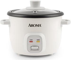 Aroma Housewares Professional 8-Cup Cooked 2qt Digital Rice Grain Multicooker ARc-994Sg, Gray