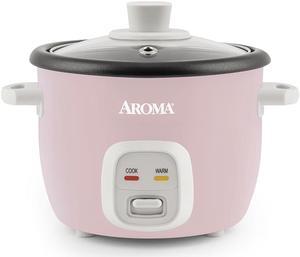 Aroma Housewares 6-Cup Cooked 3-Cup Uncooked Pot-Style Rice Cooker ARC-743G