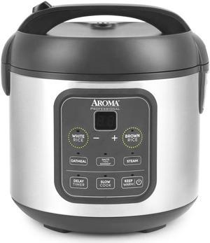 Aroma Housewares 1.5Qt. Rice & Grain Cooker (ARC-363NGB),Black,6-Cup Cooked  / 3-Cup Uncooked