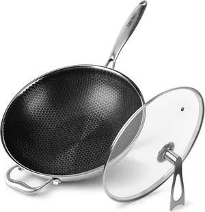 AROMA STAINLESS STEEL WOK