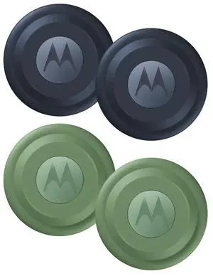 Moto Tag (XT2445-1) Battery Powered Item Finder, 4-Pack - (2X Blue, 2X Green)
