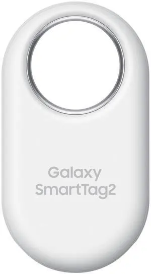 SAMSUNG SmartTag2 (2023) Bluetooth + UWB, IP67 Water and Dust Resistant, Findable via App, 1.5 Year Battery Life - White