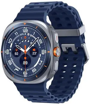 Samsung Watch 7 Ultra 2025 LTE Ai (47mm) SM-L705F Latino Version (Tmobile Mint Tello & Global), Rate Tracking, Sleep Fitness Tracker, GPS (Titanium Blue/Blue Band SM-L705FZB1GTO)