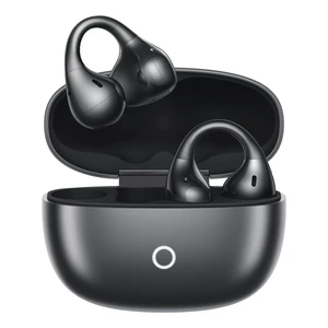 Realme Buds Clip Open-Ear Wireless Earbuds, 11mm Dual Magnet Drivers, 3D Spatial Audio, 36H Playtime, AI ENC, IP55, 45ms Low Latency (Titanium Black) Realme Buds Clip Open-Ear Wireless Earbuds, 11mm Dual Magnet Drivers, 3D Spatial Audio, 36H Playtime, AI ENC, IP55, 45ms Low Latency (Titanium Black)