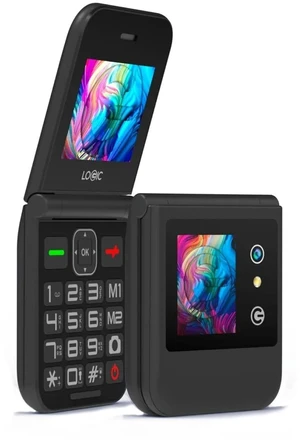 Logic Flip Z8L Flip Phone 4G LTE Volte GSM (For Tmobile Mint Tello Boost & Global) 2.4" Dual Screen Nano Sim (Black) Logic Flip Z8L Flip Phone 4G LTE Volte GSM (For Tmobile Mint Tello Boost & Global) 2.4" Dual Screen Nano Sim (Black)