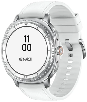Samsung Galaxy Ai Watch 8 Classic Latin American Version SM-L500NZ (46mm) Bluetooth Wellness Tips Heart Rate Sleep to Workout Fitness Tracker (Silver White Band SM-L500NZWALTA) Samsung Galaxy Ai Watch 8 Classic Latin American Version SM-L500NZ (46mm) Bluetooth Wellness Tips Heart Rate Sleep to Workout Fitness Tracker (Silver White Band SM-L500NZWALTA)