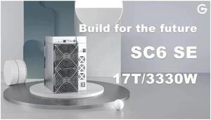 SC6 SE 17Th SC Miner,Siacoin Mining Machine with Power Supply Included