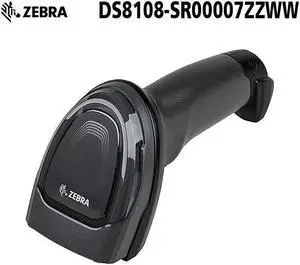 Zebra DS8108-SR00007ZZWW 2D Imager Standard Handheld Barcode Scanner w USB Cable Zebra DS8108-SR00007ZZWW 2D Imager Standard Handheld Barcode Scanner w USB Cable