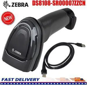 New Zebra DS8108-SR00007ZZWW 2D 1D USB Kit Handheld Barcode Scanner In Box New Zebra DS8108-SR00007ZZWW 2D 1D USB Kit Handheld Barcode Scanner In Box