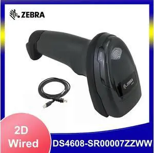 Zebra DS4608-SR Kit 1D/2D Handheld USB Barcode Imager Scanner DS4608-SR00007ZZWW Zebra DS4608-SR Kit 1D/2D Handheld USB Barcode Imager Scanner DS4608-SR00007ZZWW