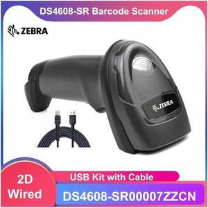 Zebra Laser Hands Free DS4608-SR00007ZZCN 1D 2D Imager USB Kit Barcode Scanner