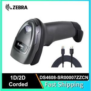 Zebra DS4608-SR00007ZZCN 1D 2D Area-imaging Hands-Free Barcode Scanner USB Cable