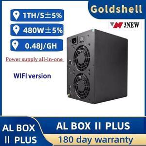 Goldshell AL Box 2 Plus 1TH/S 480W ASIC miner, ALPH Miner Blake3 Alephium Miner AL Power supply all-in-one WIFI Version