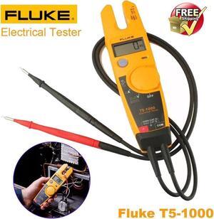 FLUKE T5-1000 1000 Voltage Current Electrical Tester (Clamp meter) w/ Probe Tips