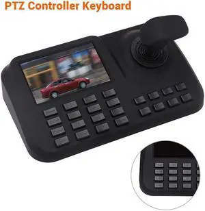 5" PTZ Keyboard Controller Joystick CCTV Security Speed For IP Camera