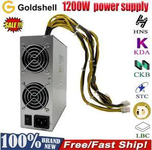 Goldshell 1200W Mute Power Supply Suitable for ASIC miner Mini-DOGE KD-BOX HS-BOX LB-BOX CK-BOX Mini Doge Pro KD-BOX PRO SC-BOX