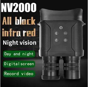 NV2000 Night Vision Binocular HD Digital Infrared Hunting Camera,Recording Day and Night Vision Hunting Binoculars Telescope