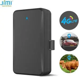 Jimi LL01 4G LTE Magnetic GPS Tracker With 10000mAh Battery IP65 Waterproof Real-Time Tracking Google Map Asset Locator For Cars