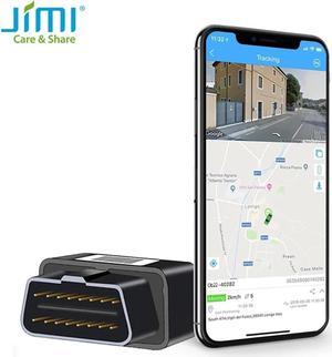 JIMIMAX OB22 Car OBD GPS Tracker Hidden Listening Spy Sound Remotely Mini Audio Vehicle Tracking Device APP Monitor Anti-thieft
