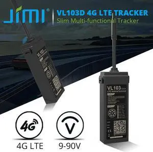 Jimi Mini 4G Car GPS Tracker VL103D With Real-time Tracking Smart Alert IP66 Waterproof Driving Behavior Remote Cut-Off Free APP