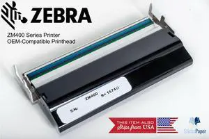 79800M Barcode Label Print Head 200DPI for Zebra ZM400 203DPI Thermal Printhead