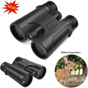 10x42mm Rangefinder Binoculars Hunting Binoculars with Rangefinder Angle Range IPX5