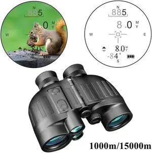 LRB20 8x40 Binoculars Laser Rangefinder 1500m Range Distance OLED Compass