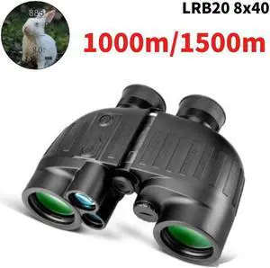 1500M Laser LRB20 8x40 Rangefinder OLED Display Binoculars For Camping NEW