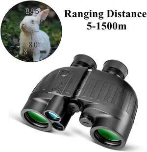 LRB20 Binoculars 8x Zoom 40mm Optics Laser Rangefinder 1500m Range IP65
