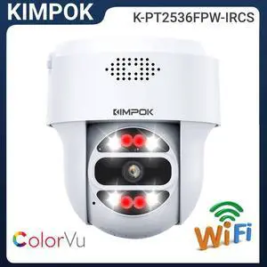 MECARE 5MP PT POE Security Camera Outdoor Pan Tilt Color WiFi IP Dome Cameras