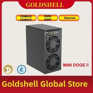 Goldshell Mini Doge II Miner Doge Coin LTC Dual Mode 420M or 335M without PSU